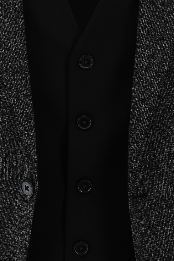 Erkek Giyim - Regular Fit Kombinli Yelekli Takım Elbise