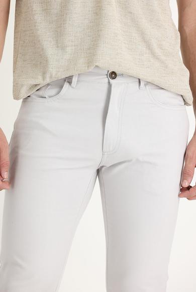 Erkek Giyim - TAŞ 50 Beden Regular Fit Likralı Kanvas / Chino Pantolon