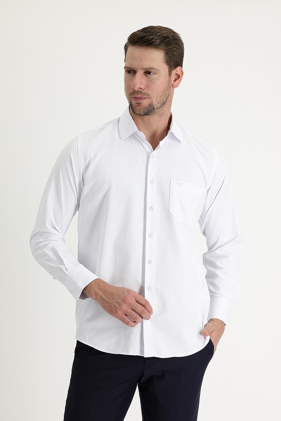 Erkek Giyim - Uzun Kol Desenli Gömlek