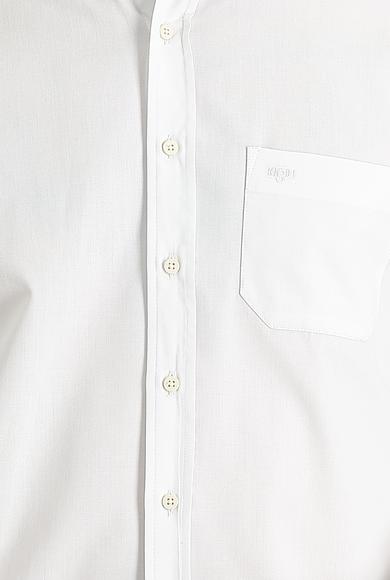 Erkek Giyim - BEYAZ 5X Beden Uzun Kol Regular Fit Pamuklu Gömlek