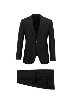 Siyah
      
      Süper Slim Fit Klasik Çizgili Takım Elbise
