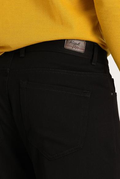 Erkek Giyim - KOYU KAHVE 54 Beden Regular Fit Likralı Kanvas / Chino Pantolon