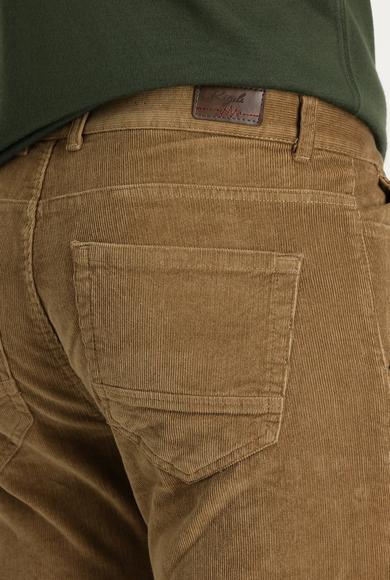 Erkek Giyim - ORTA VİZON 54 Beden Regular Fit Likralı Kadife Pantolon