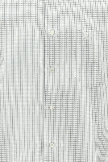 Uzun Kol Regular Fit Kareli Pamuk Gömlek