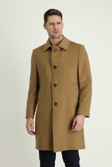 Erkek Giyim - CAMEL 66 Beden Klasik Palto