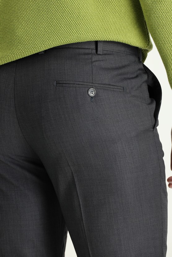 Erkek Giyim - Klasik Desenli Kumaş Pantolon