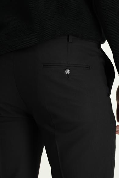 Erkek Giyim - SİYAH 46 Beden Yünlü Klasik Pantolon