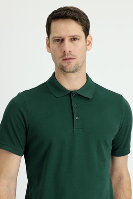 Koyu Yeşil
      
      Polo Yaka Regular Fit Tişört