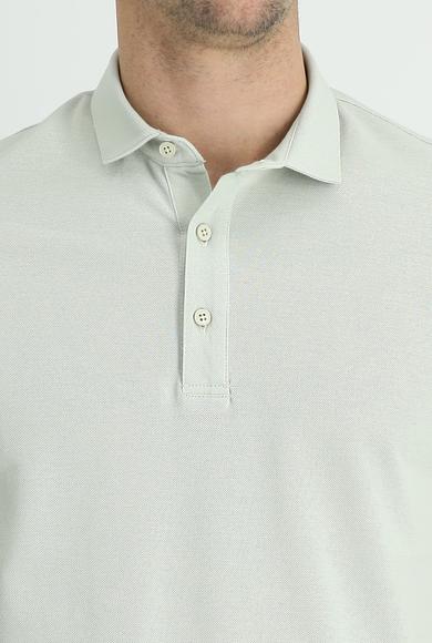 Erkek Giyim - TAŞ S Beden Polo Yaka Regular Fit Pamuk Tişört