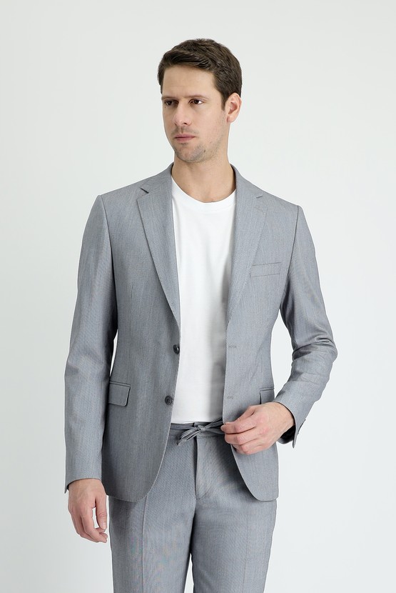 Erkek Giyim - Beli Lastikli İpli Takım Elbise