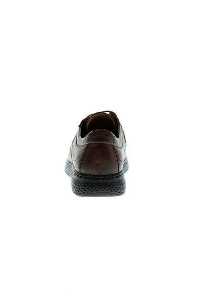 Erkek Giyim - ORTA KAHVE 40 Beden Bağcıklı Casual Deri Ayakkabı