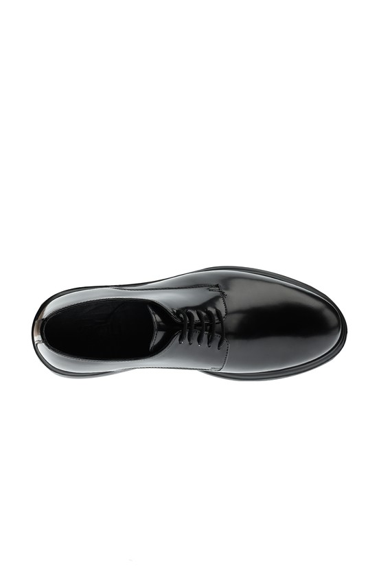 Erkek Giyim - Bağcıklı Rugan Casual Deri Ayakkabı