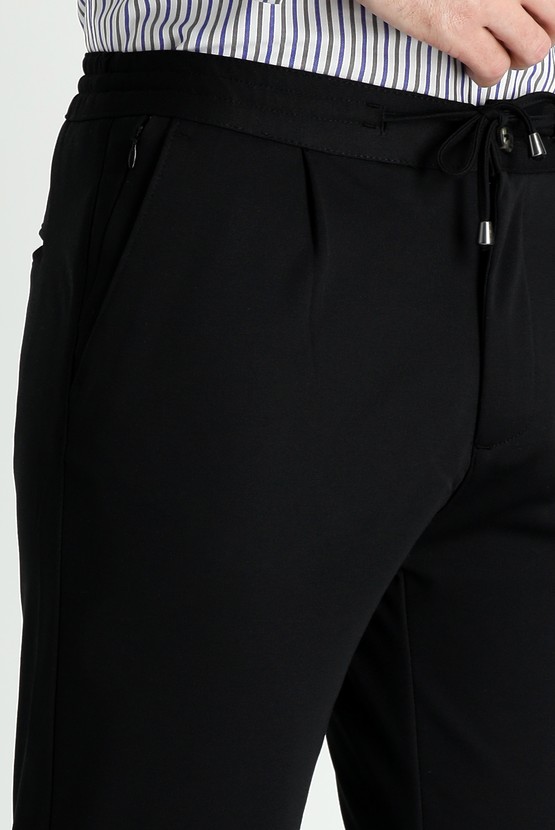 Erkek Giyim - Relax Fit Beli Lastikli İpli Spor Pantolon