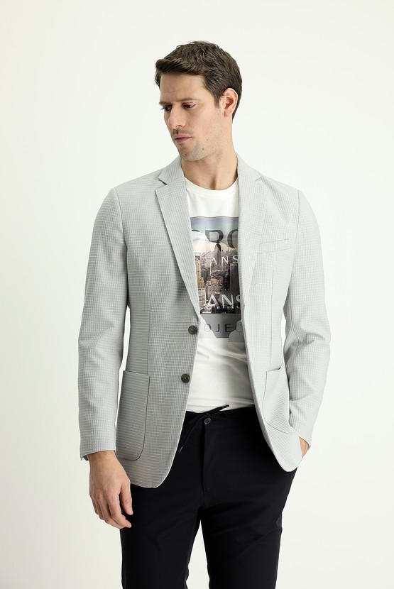 Erkek Giyim - Klasik Kareli Ceket