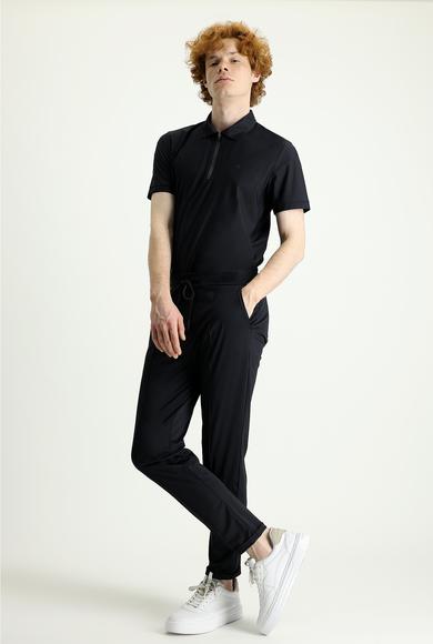 Erkek Giyim - SİYAH XL Beden Techno-Line Slim Fit Sweatpant / Eşofman Altı