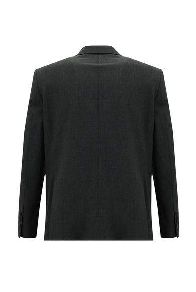 Erkek Giyim - KOYU FÜME 54 Beden Klasik Takım Elbise