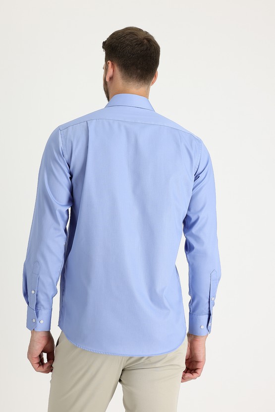 Erkek Giyim - Uzun Kol Non Iron Klasik Pamuklu Gömlek (SATIŞA AÇMA)