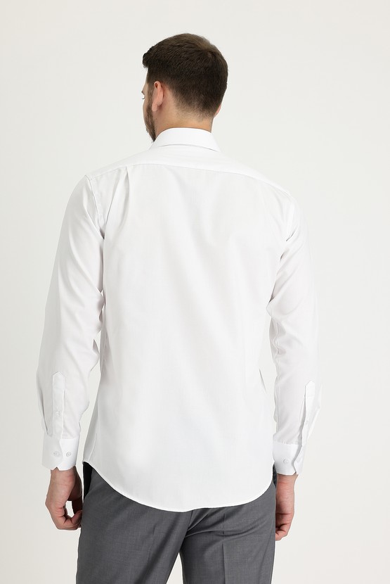 Erkek Giyim - Uzun Kol Non Iron Klasik Pamuklu Gömlek (SATIŞA AÇMA)