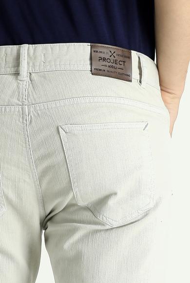 Erkek Giyim - TAŞ 56 Beden Slim Fit Likralı Kanvas / Chino Pantolon