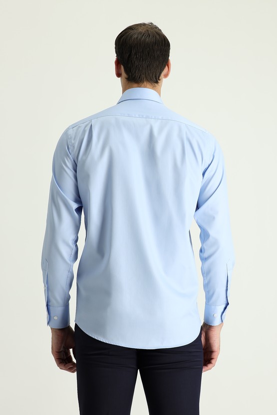 Erkek Giyim - Uzun Kol Non Iron Klasik Pamuklu Gömlek