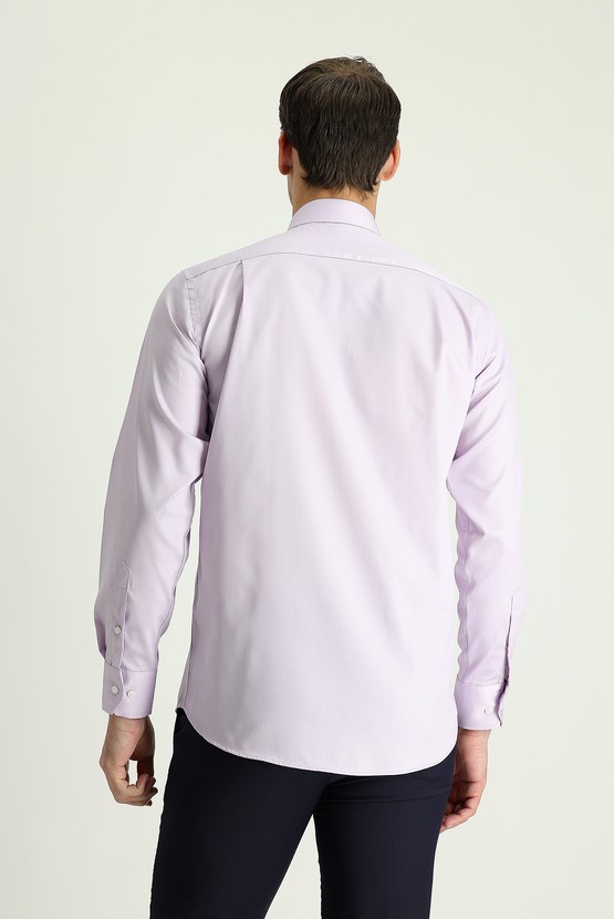 Erkek Giyim - Uzun Kol Non Iron Klasik Pamuklu Gömlek