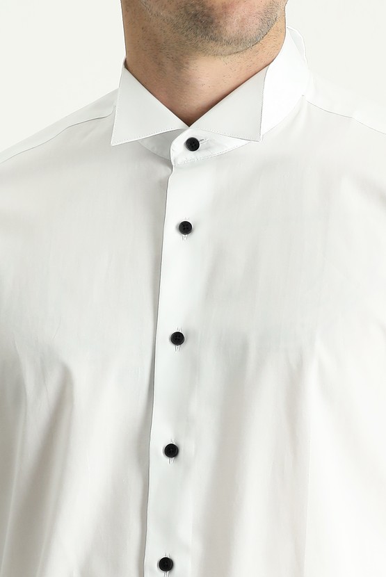 Erkek Giyim - Ata Yaka Klasik Pamuk Gömlek