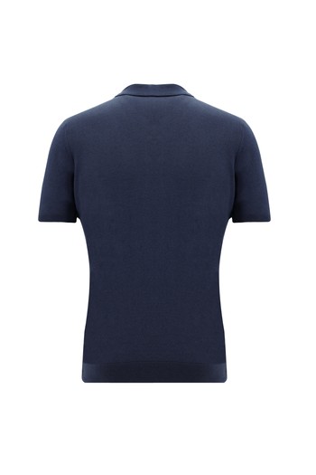 Polo Yaka Regular Fit Desenli Pamuklu Tişört