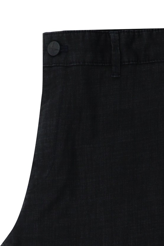 Erkek Giyim - Regular Fit Likralı Denim Look Pantolon