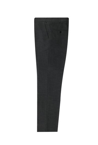 Erkek Giyim - KOYU FÜME 62 Beden Yünlü Klasik Pantolon
