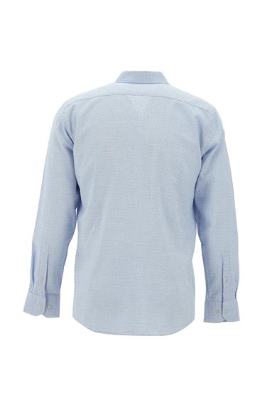 Erkek Giyim - KOYU MAVİ M Beden Uzun Kol Klasik Pamuk Gömlek