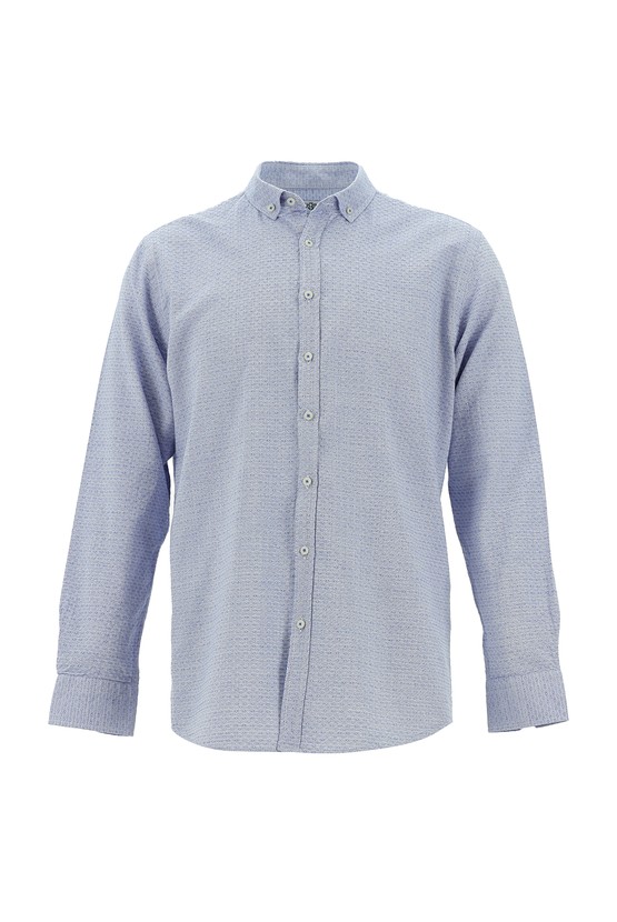Erkek Giyim - Uzun Kol Klasik Pamuk Gömlek
