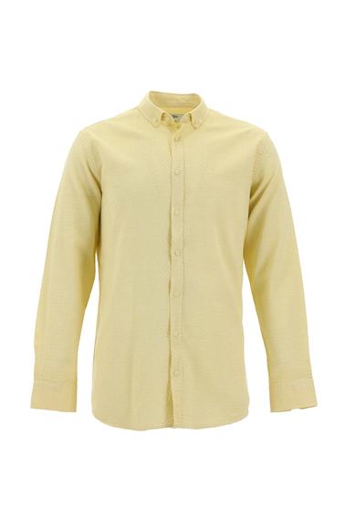 Erkek Giyim - HARDAL M Beden Uzun Kol Klasik Pamuk Gömlek