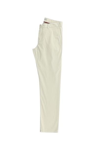 Erkek Giyim - AÇIK BEJ 54 Beden Regular Fit Likralı Kanvas / Chino Pantolon