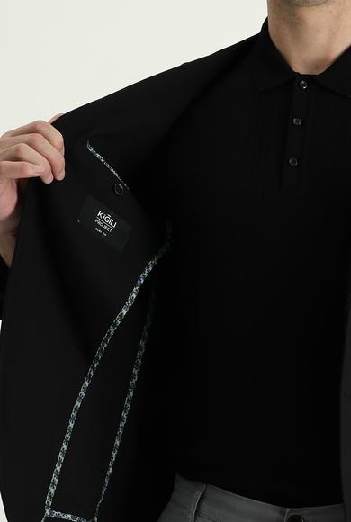 Erkek Giyim - SİYAH 40 Beden Süper Slim Fit Spor Ceket