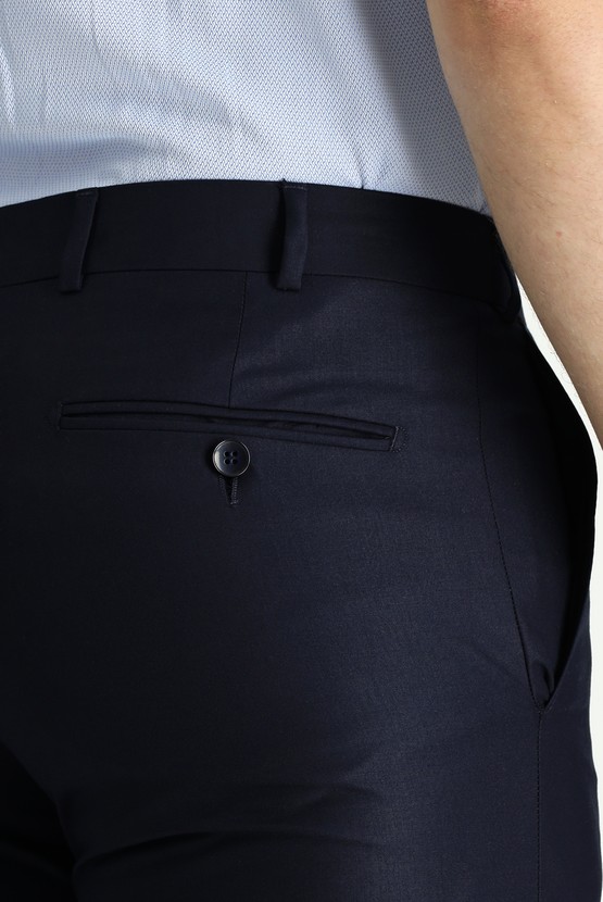 Erkek Giyim - Slim Fit Dar Kesim Klasik Kumaş Pantolon