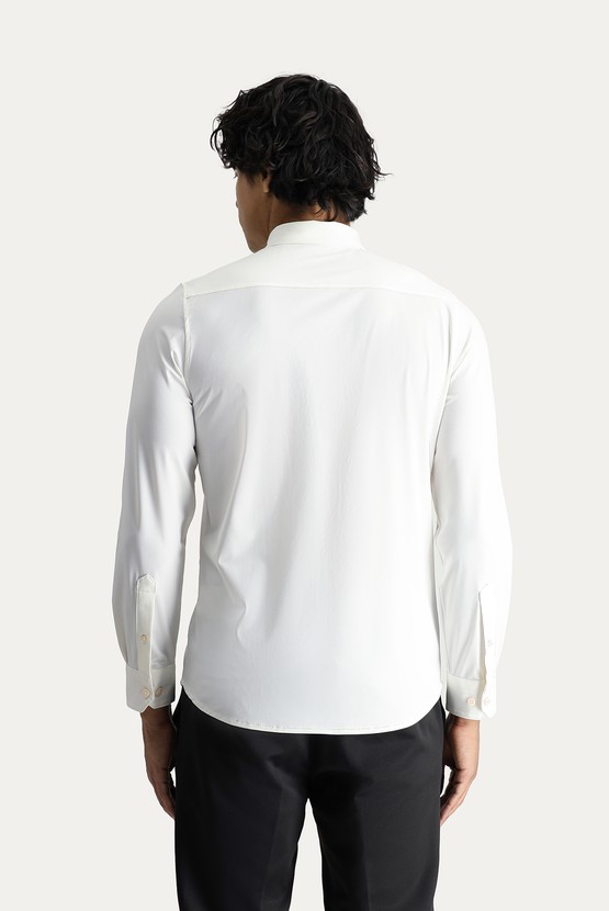 Erkek Giyim - Techno-Line Uzun Kol Slim Fit Gömlek