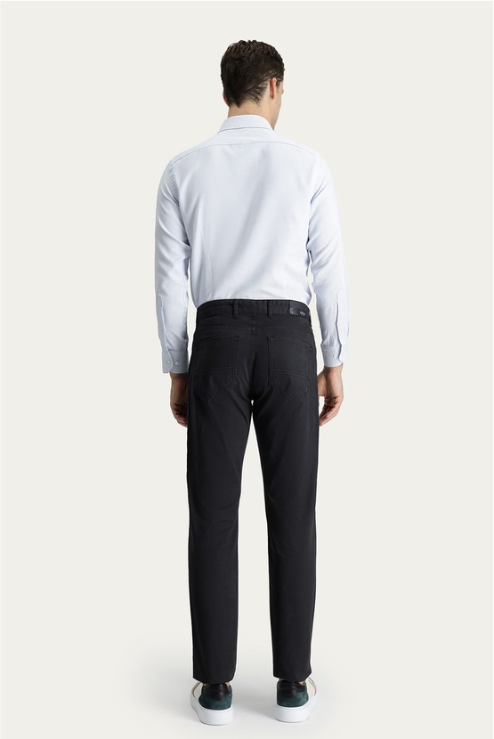 Erkek Giyim - Regular Fit Pamuk Kanvas / Chino Pantolon