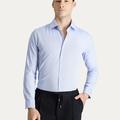  Açık Mavi  Uzun Kol Slim Fit Oxford Pamuk Gömlek
