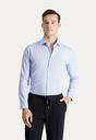  Açık Mavi  Uzun Kol Slim Fit Dar Kesim Oxford Pamuk Gömlek