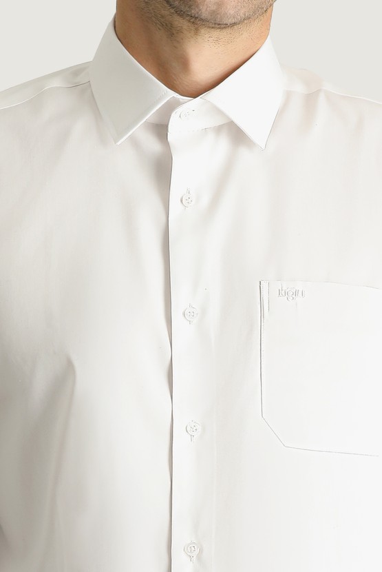 Erkek Giyim - Uzun Kol Klasik Non Iron Oxford Pamuklu Gömlek