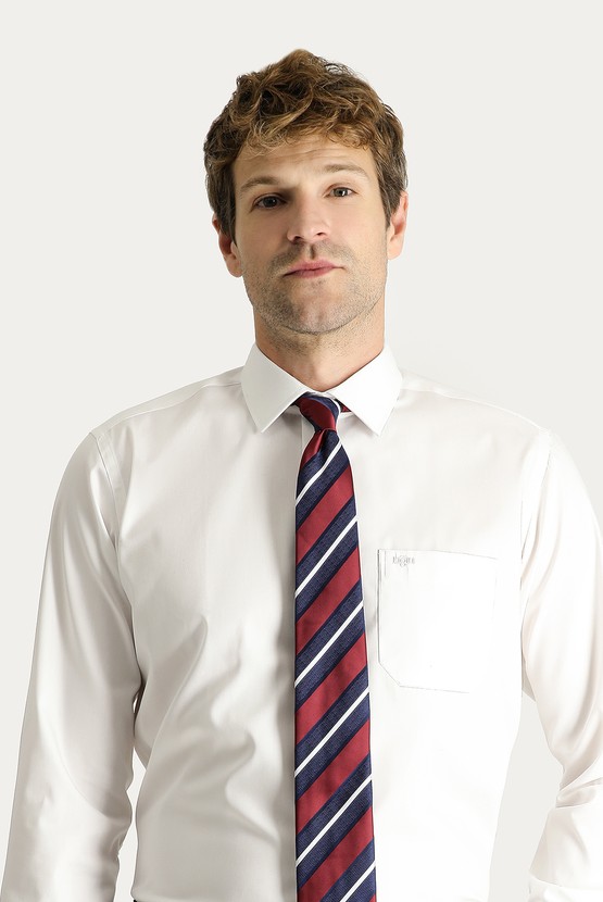 Erkek Giyim - Uzun Kol Klasik Non Iron Oxford Pamuklu Gömlek