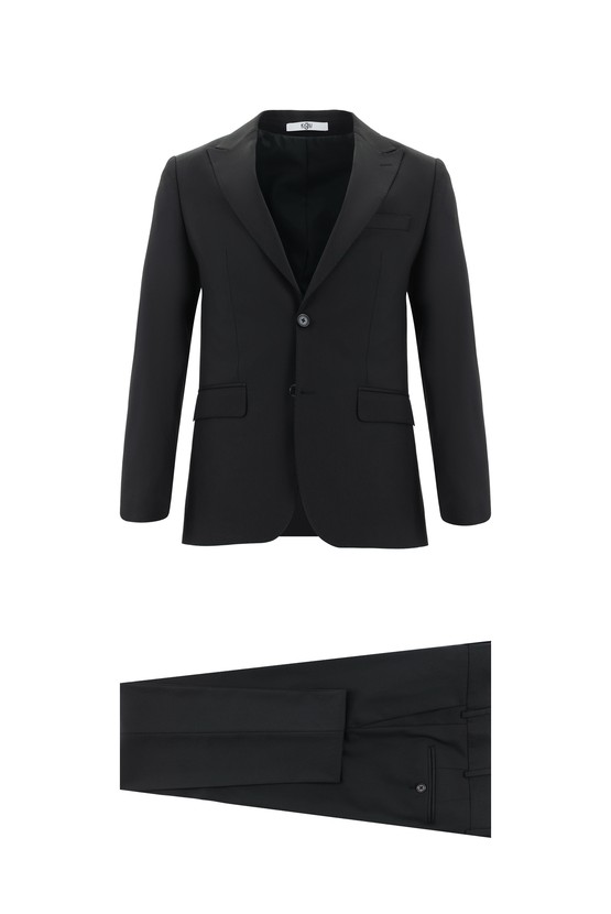Erkek Giyim - Super Slim Fit Ekstra Dar Kesim Klasik Takım Elbise