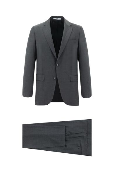 Erkek Giyim - MARENGO 44 Beden Slim Fit Yünlü Klasik Takım Elbise