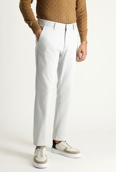 Erkek Giyim - TAŞ 50 Beden Regular Fit Likralı Saten Kanvas / Chino Pantolon
