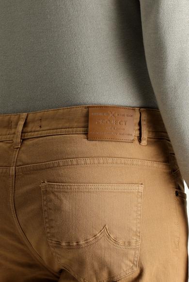 Erkek Giyim - TABA 46 Beden Slim Fit Likralı Kanvas / Chino Pantolon