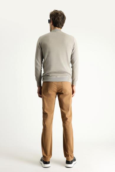 Erkek Giyim - TABA 46 Beden Slim Fit Likralı Kanvas / Chino Pantolon