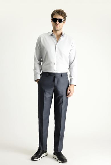 Erkek Giyim - KOYU FÜME 54 Beden Klasik Pantolon