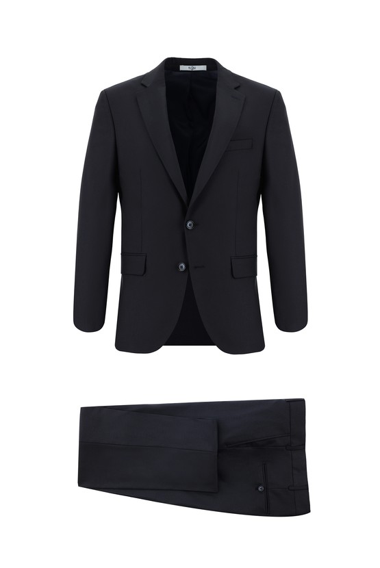 Erkek Giyim - Slim Fit Dar Kesim Klasik Takım Elbise
