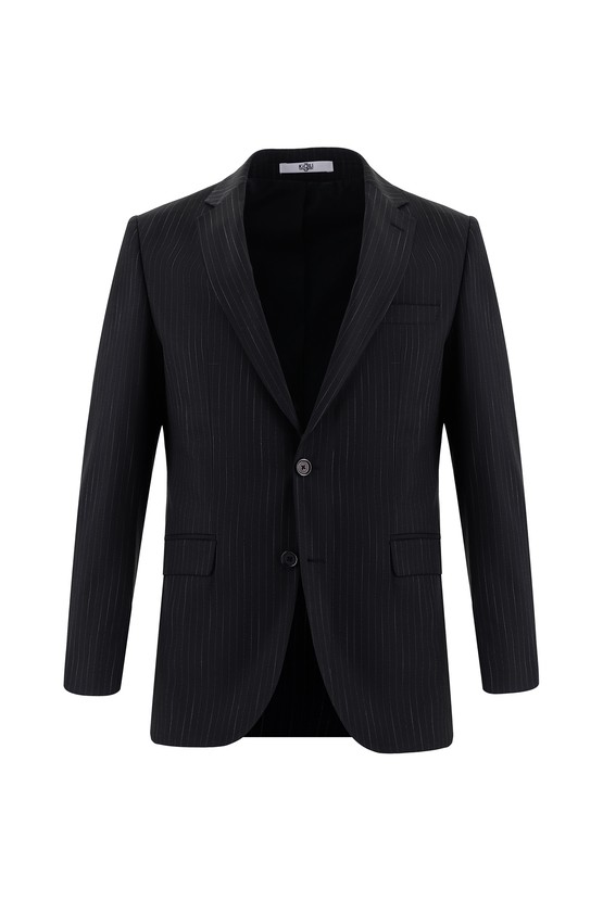 Erkek Giyim - Klasik Çizgili Takım Elbise