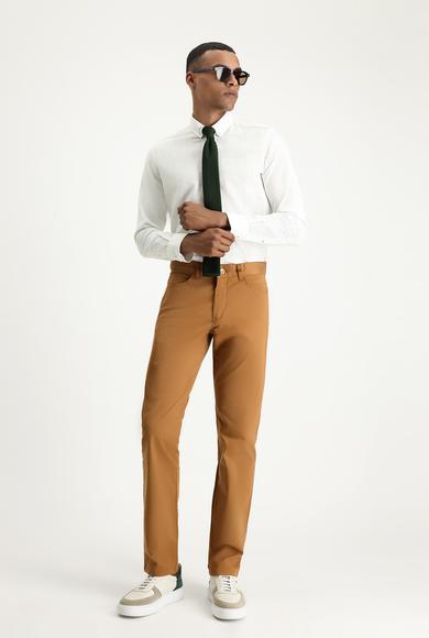 Erkek Giyim - TABA 48 Beden Regular Fit Likralı Kanvas / Chino Pantolon